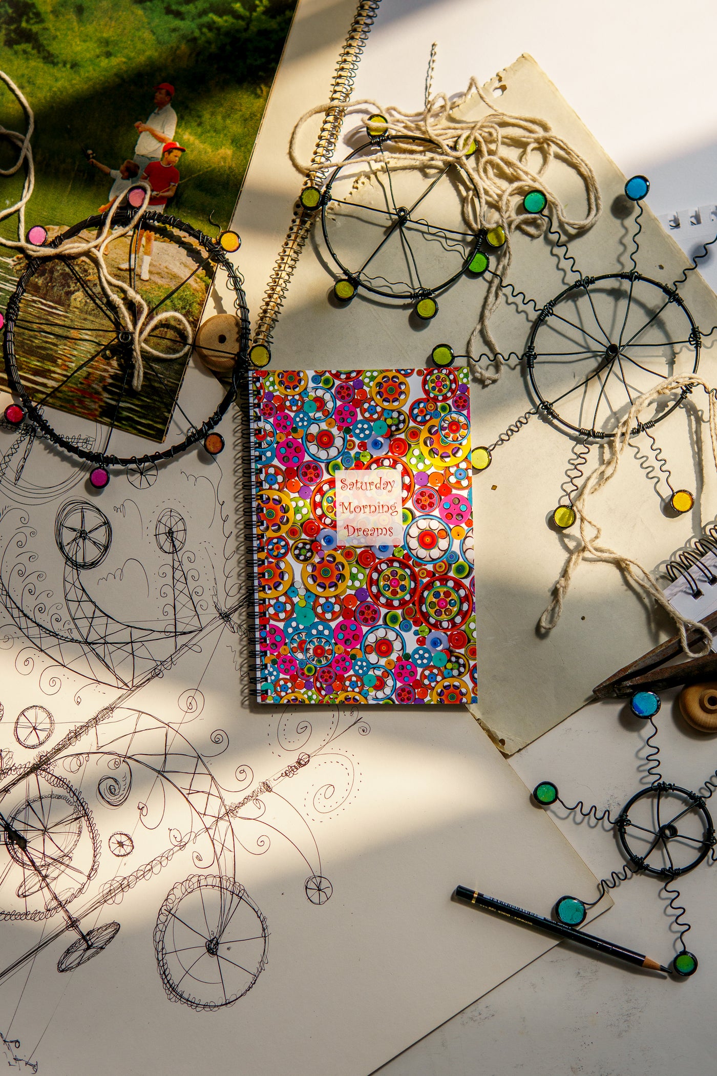 Saturday Morning Dreams Spiral Notebook